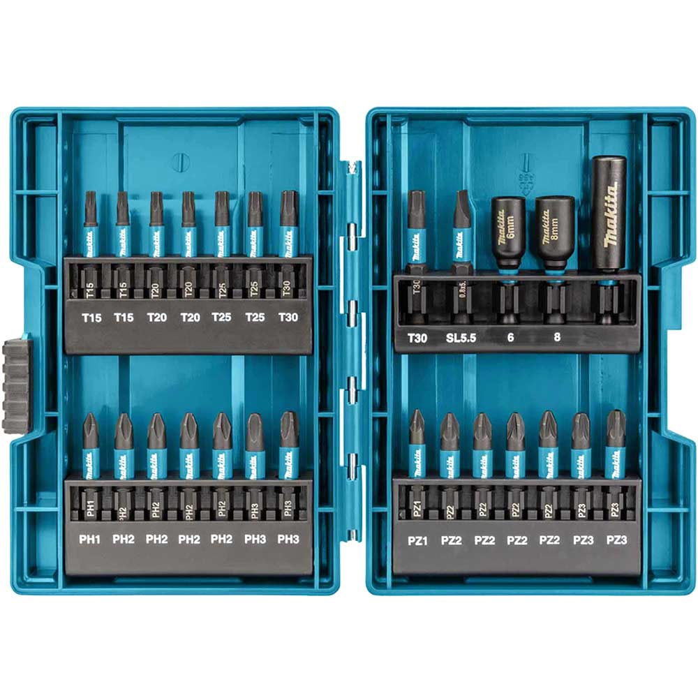 Image of Makita 90 Piece Impact Black Screwdriver Bit Set