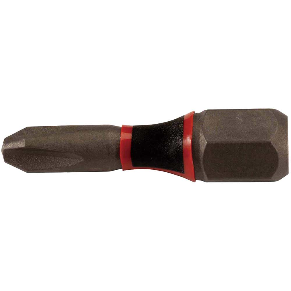 Image of Makita Impact Premier Slim Torsion Philips Screwdriver Bits PH2 25mm Pack of 2