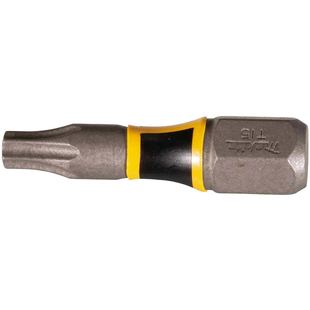 Image of Makita Impact Premier Torsion Torx Screwdriver Bits T15 25mm Pack of 2