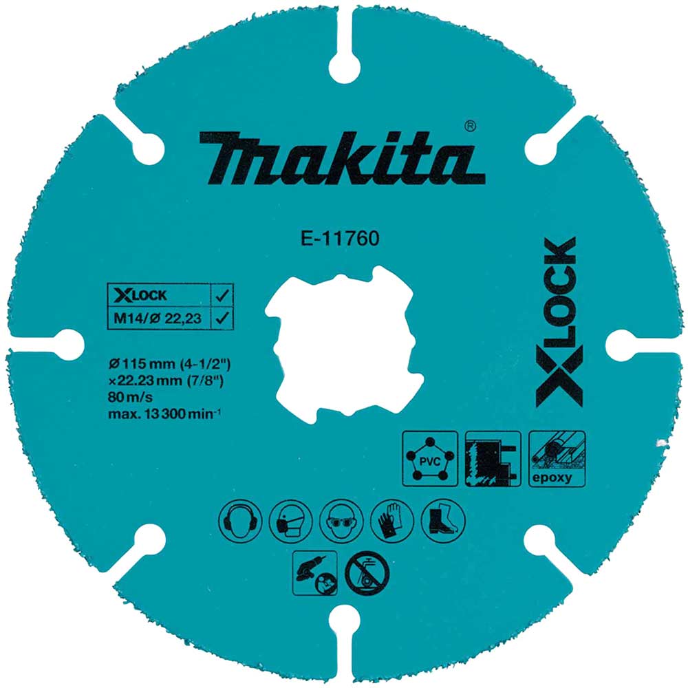 X Lock Tungsten Carbide Grit Cutting Disc