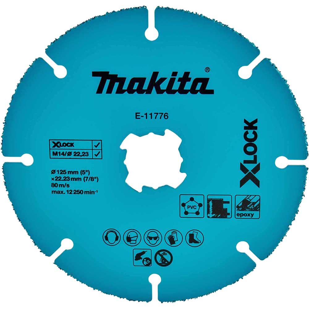 Image of Makita X Lock Tungsten Carbide Grit Cutting Disc