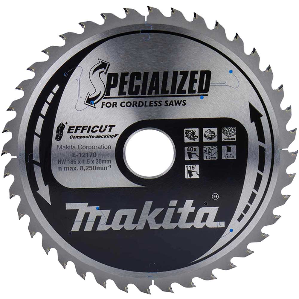 Image of Makita SPECIALIZED Efficut Circular Saw Blade for Composite Decking
