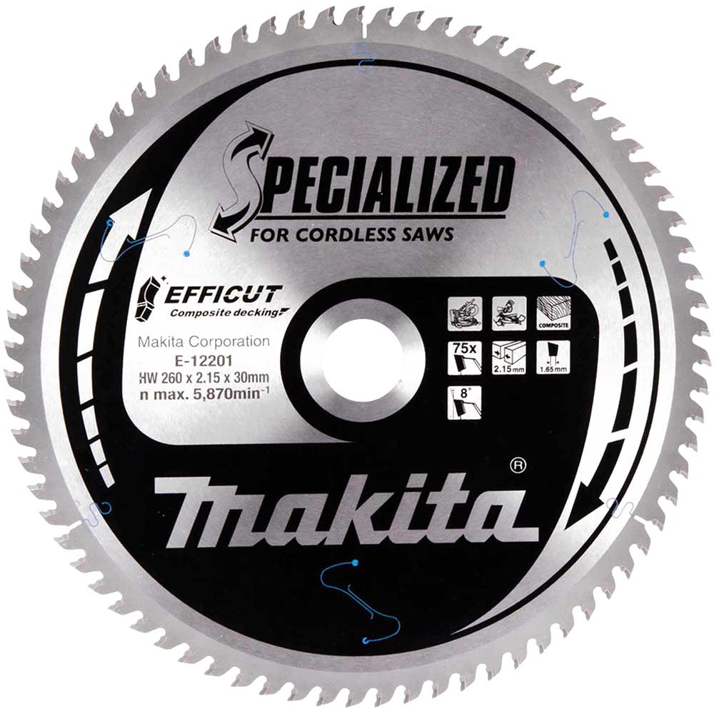 SPECIALIZED Efficut Circular Saw Blade for Composite Decking