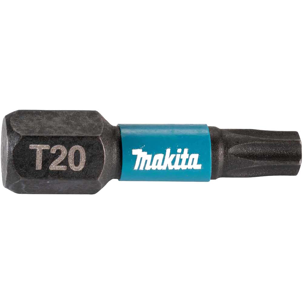 Makita Impact Black Torsion Torx Screwdriver Bits T20 25mm Pack of 25