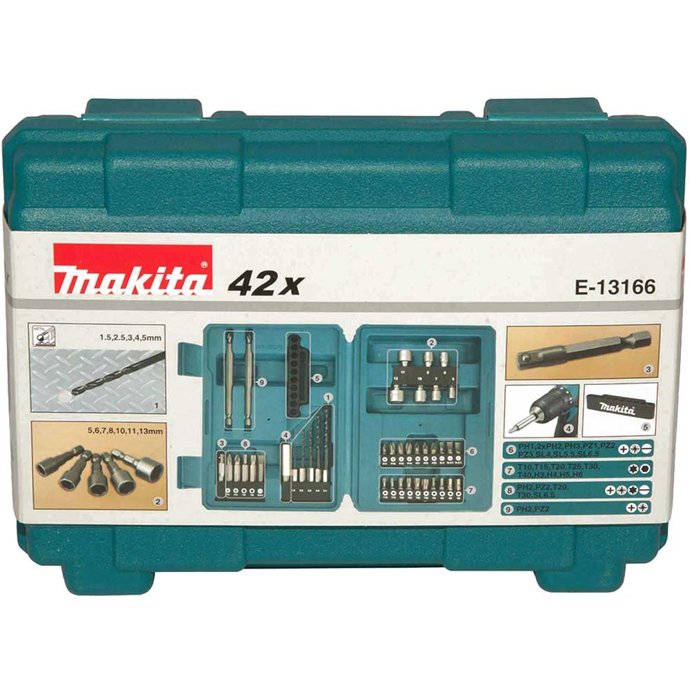 42 Piece Metalworkers Drill and Screwdriver Bit Set