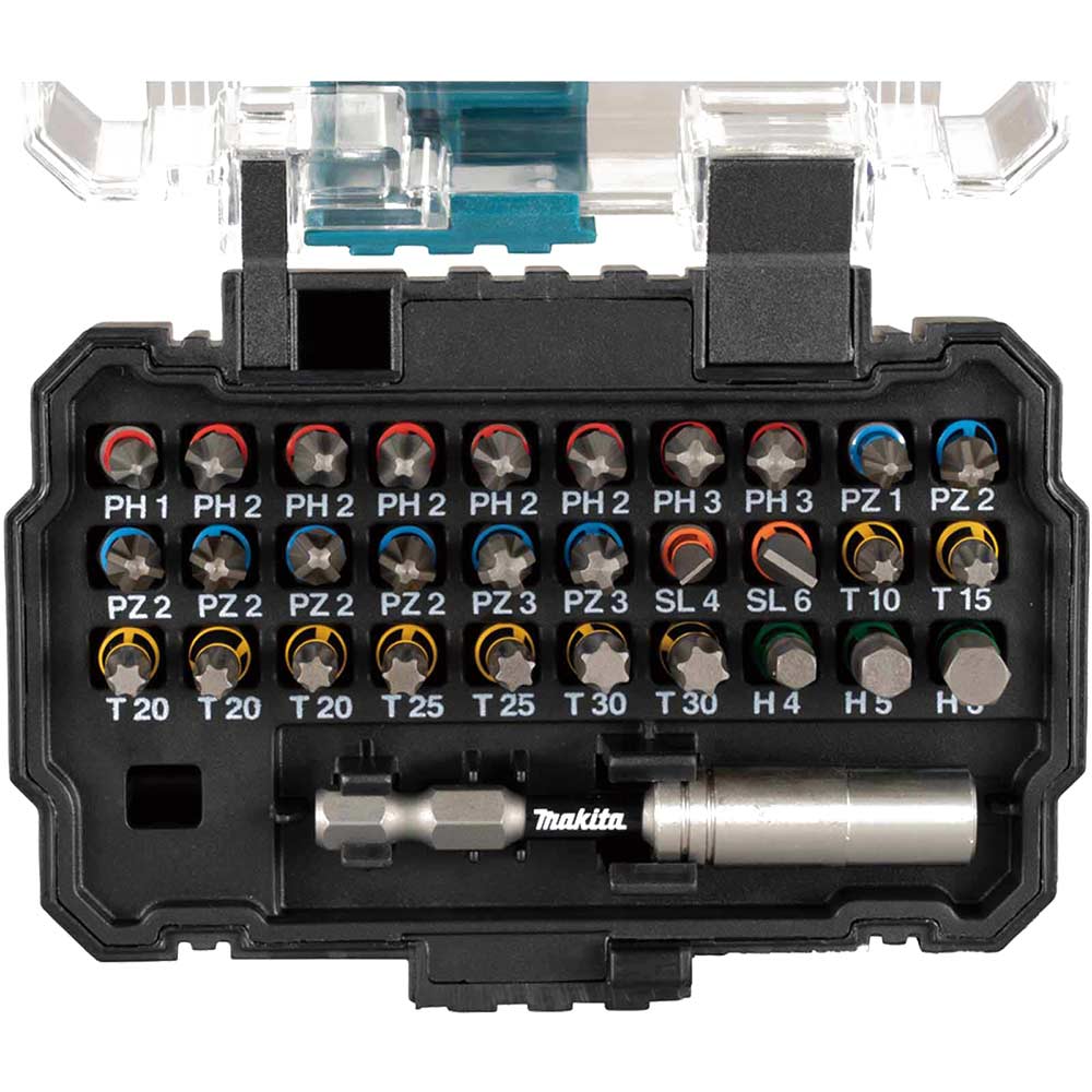 Image of Makita 31 Piece Impact Screwdriver Bit Set