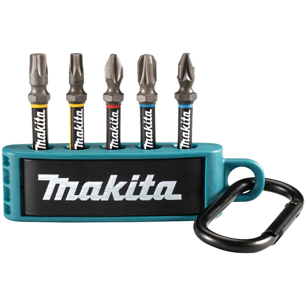 Image of Makita 5 Piece Impact Screwdriver Bit Set