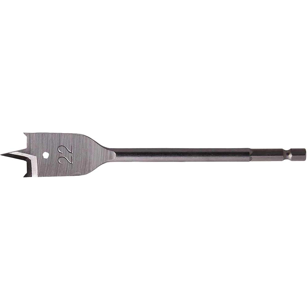 1/4" Hex Shank Flat Wood Drill Bit