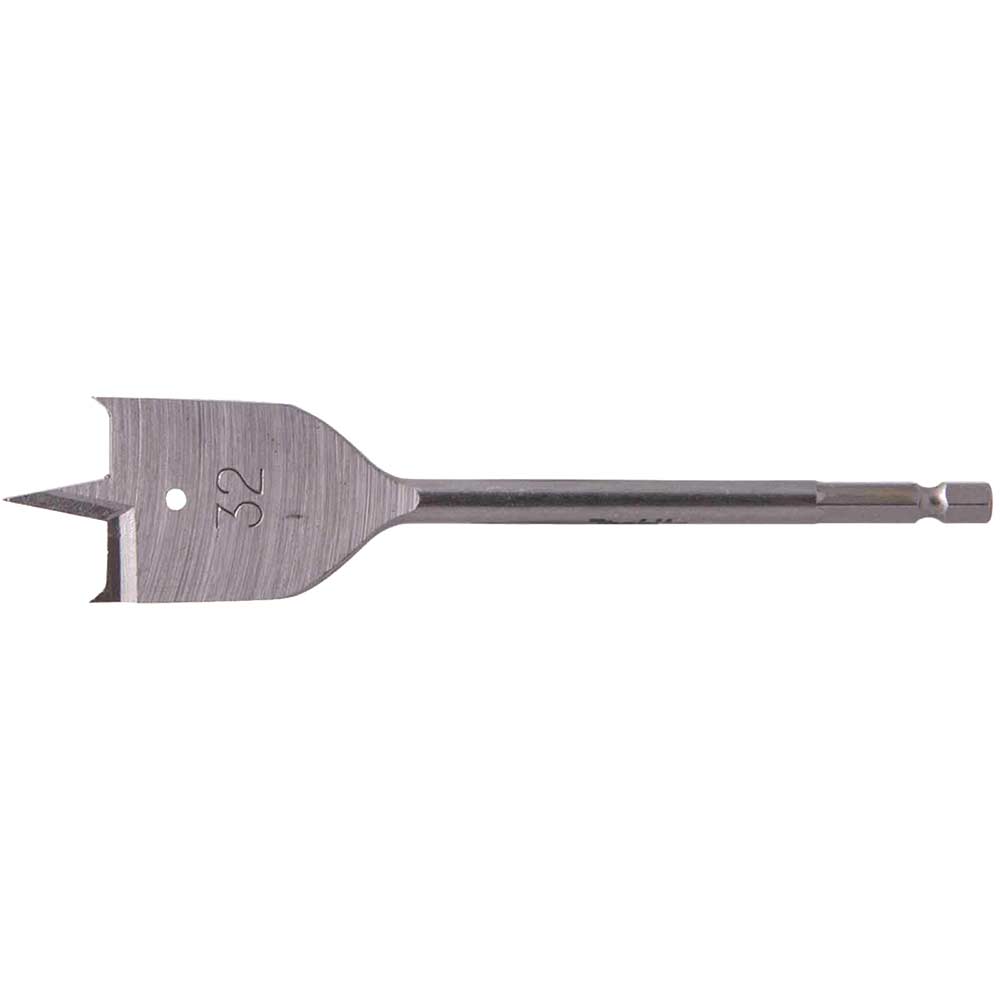 1/4" Hex Shank Flat Wood Drill Bit