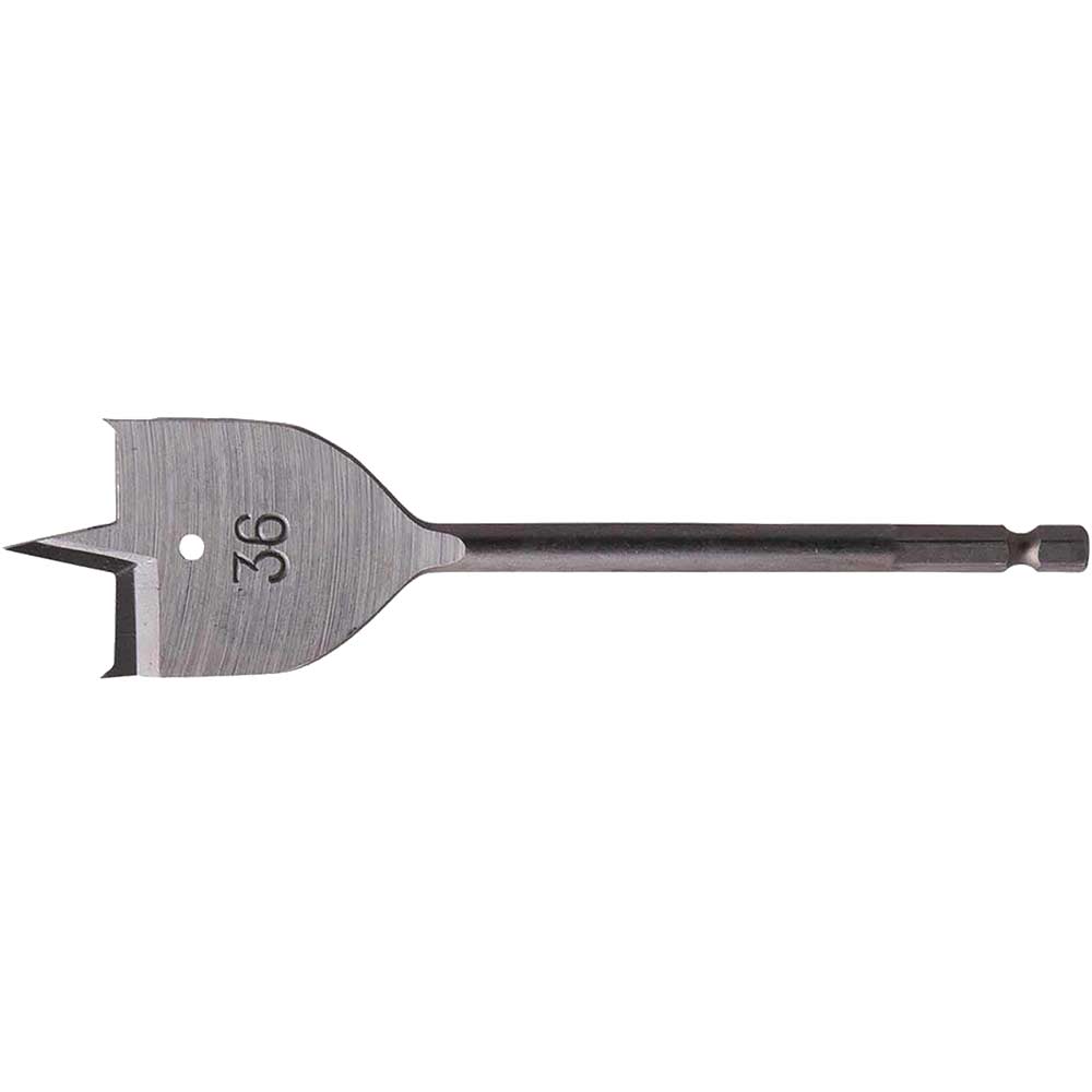 1/4" Hex Shank Flat Wood Drill Bit