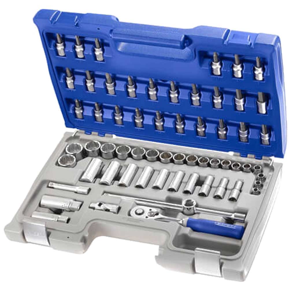 Image of Expert by Facom 61 Piece 3/8" Drive Hex and Bi Hex Socket and Socket Bit Set Metric 3/8"