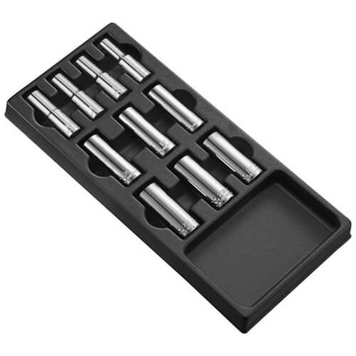 Image of Expert by Facom 10 Piece 1/2" Drive Deep Socket Set Metric in Module Tray 1/2"