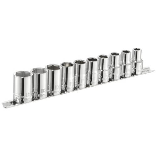 Image of Expert by Facom 10 Piece 1/2" Drive Hex Socket Set Metric 1/2"