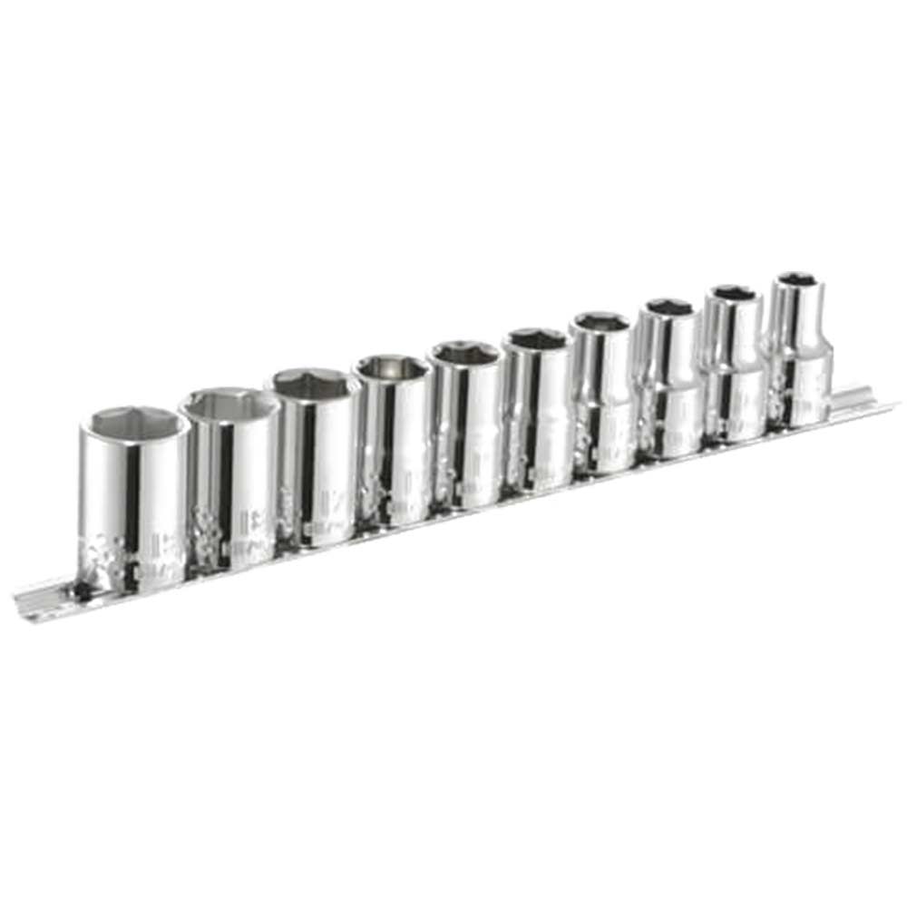 Expert by Facom 10 Piece 1/2" Drive Hex Socket Set Metric 1/2