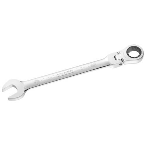 Image of Expert by Facom Flexible Ratchet Head Combination Spanner 10mm