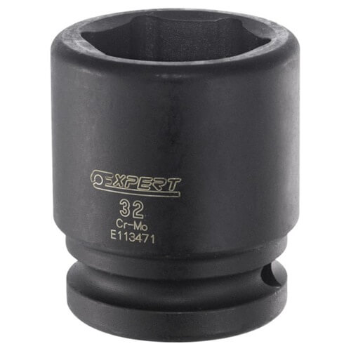 Image of Expert by Facom 3/4" Drive Hexagon Impact Socket Metric 3/4" 28mm