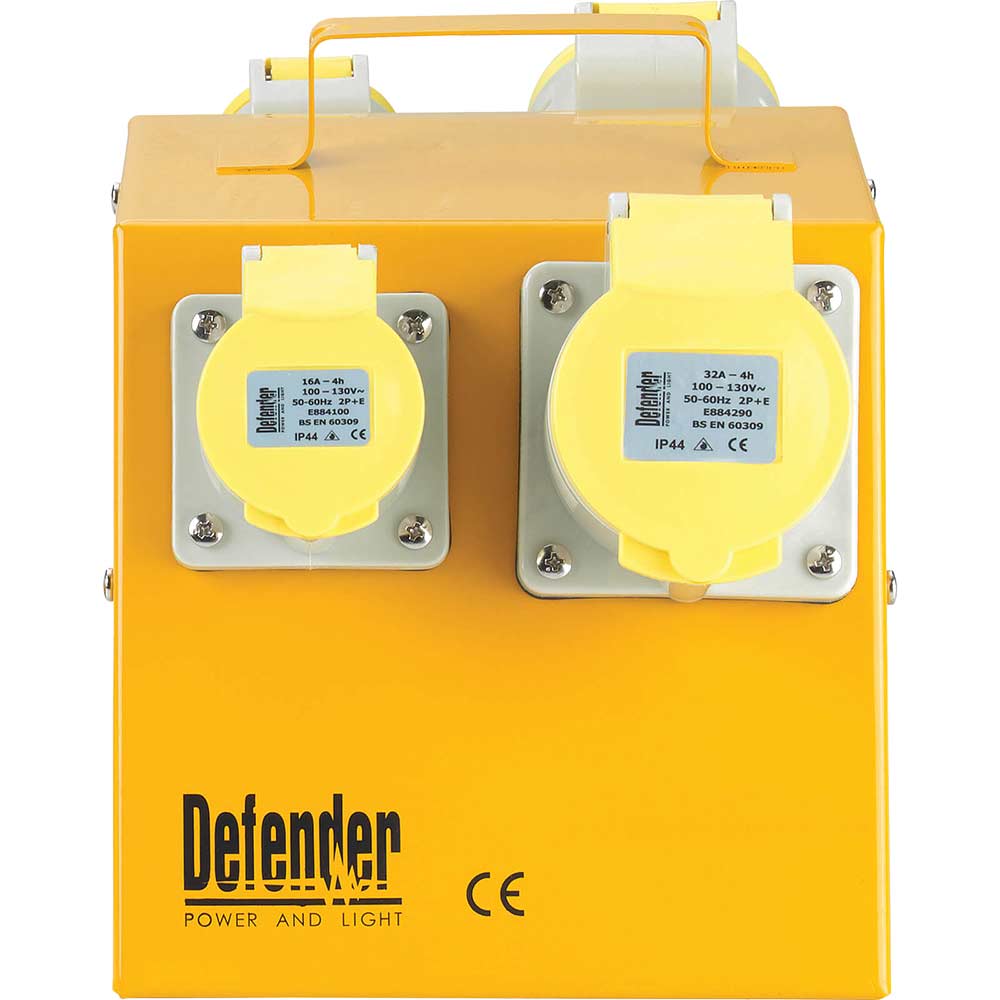 Defender 4 Way Power Splitter Unit 110v 110v