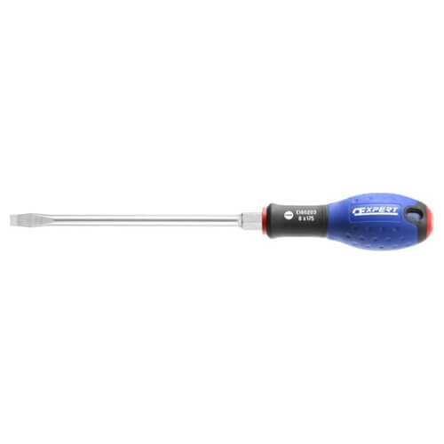 Image of Expert by Facom Flared Slotted Bolster Screwdriver 6.5mm 150mm