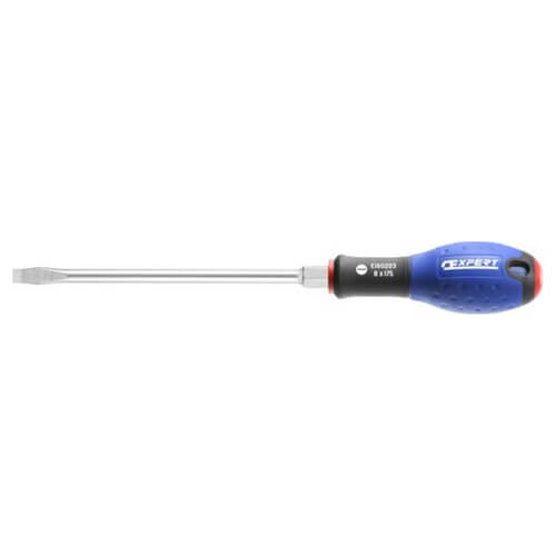 Image of Expert by Facom Flared Slotted Bolster Screwdriver 10mm 200mm