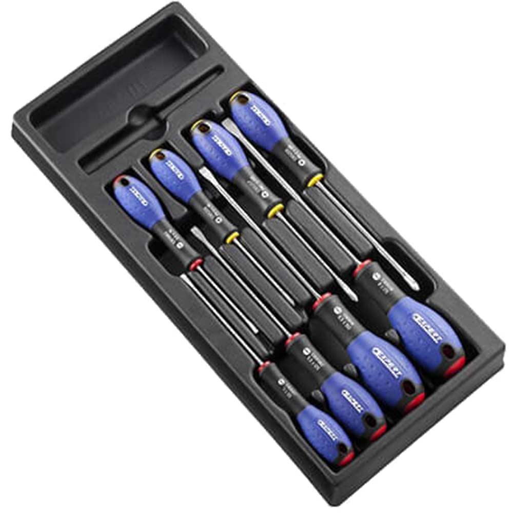 Image of Expert by Facom 8 Piece Screwdriver Set in Module Tray