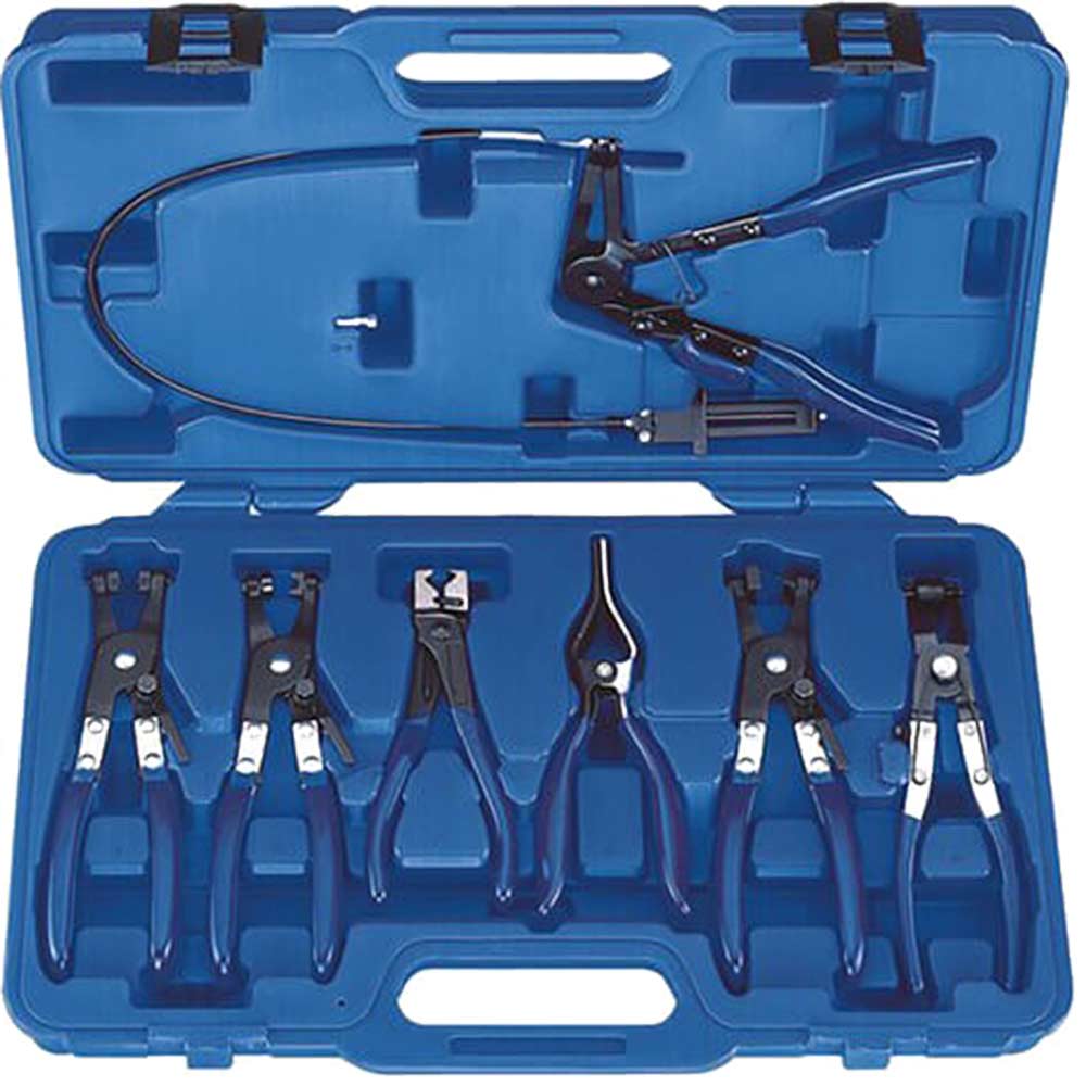 Image of Expert by Facom 7 Piece Hose Clamp Pliers Set