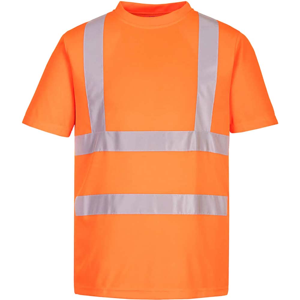 Portwest Eco Hi Vis T Shirts Multi Pack Orange S Pack of 6