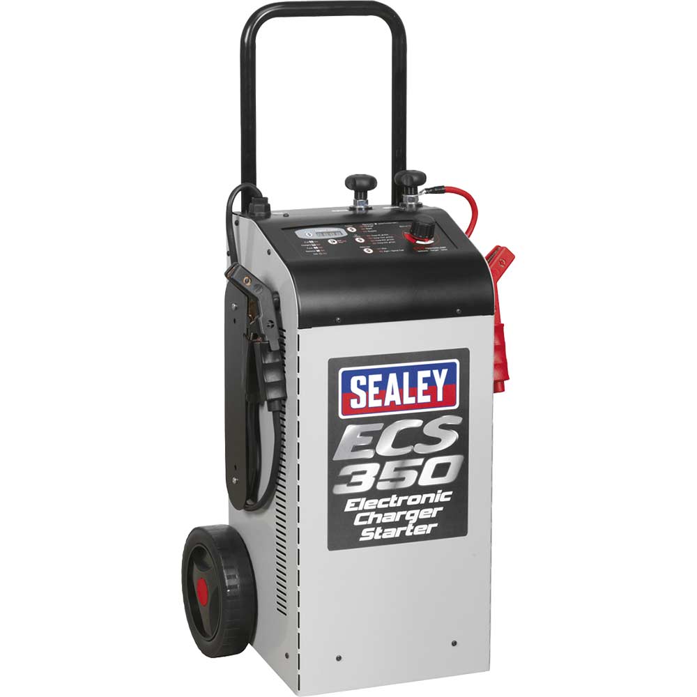 Sealey ECS350 Fully Electronic Vehicle Battery Starter and Charger 12v or 24v