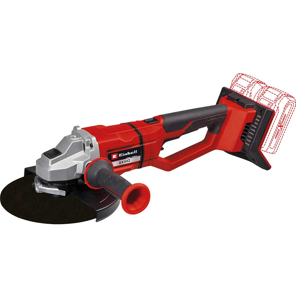 Image of Einhell AXXIO 36/230 Q 36v Cordless Brushless Angle Grinder 230mm No Batteries No Charger No Case