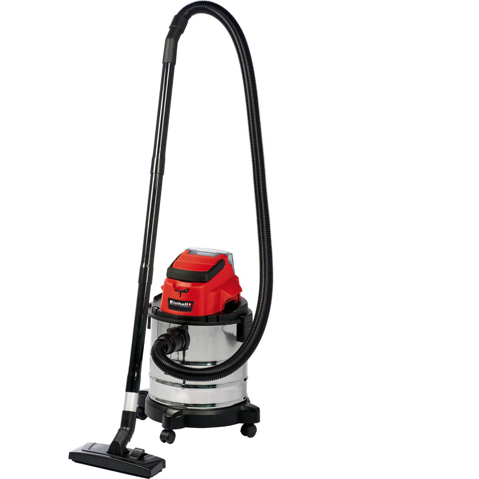 Einhell TC-VC 18/20 Li S 18v Cordless Stainless Steel Wet and Dry Vacuum Cleaner 20L No Batteries No Charger No Case