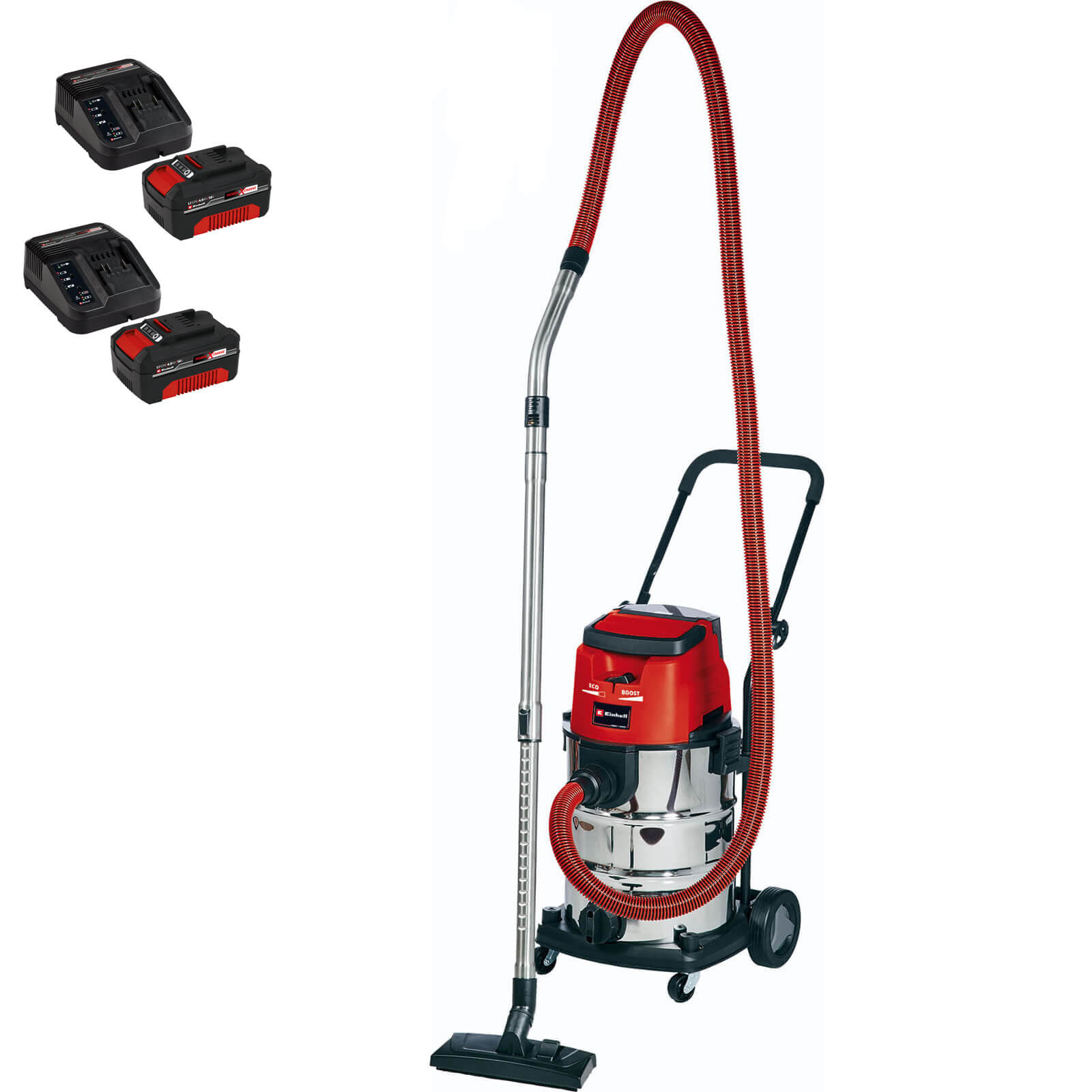 Photos - Vacuum Cleaner Einhell TE-VC 36/30 Li S 36v Cordless Stainless Steel Wet and Dry Vacuum C 