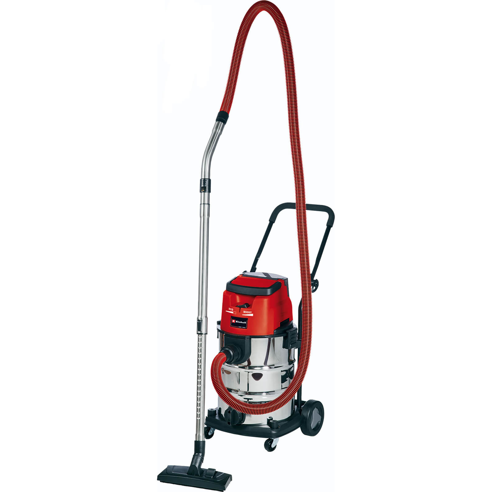 Image of Einhell TE-VC 36/30 Li S 36v Cordless Stainless Steel Wet and Dry Vacuum Cleaner 30L No Batteries No Charger