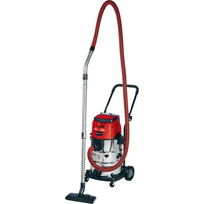 Einhell TE-VC 36/30 Li S 36v Cordless Stainless Steel Wet and Dry Vacuum Cleaner 30L