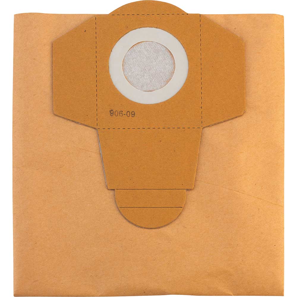 Einhell Genuine Vacuum Cleaner Bags for 25L Vacuum Cleaners Pack of 5