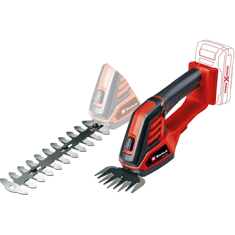 Einhell GE-CG 18/100 Li 18v Cordless Grass and Bush Shears No Batteries No Battery Charger