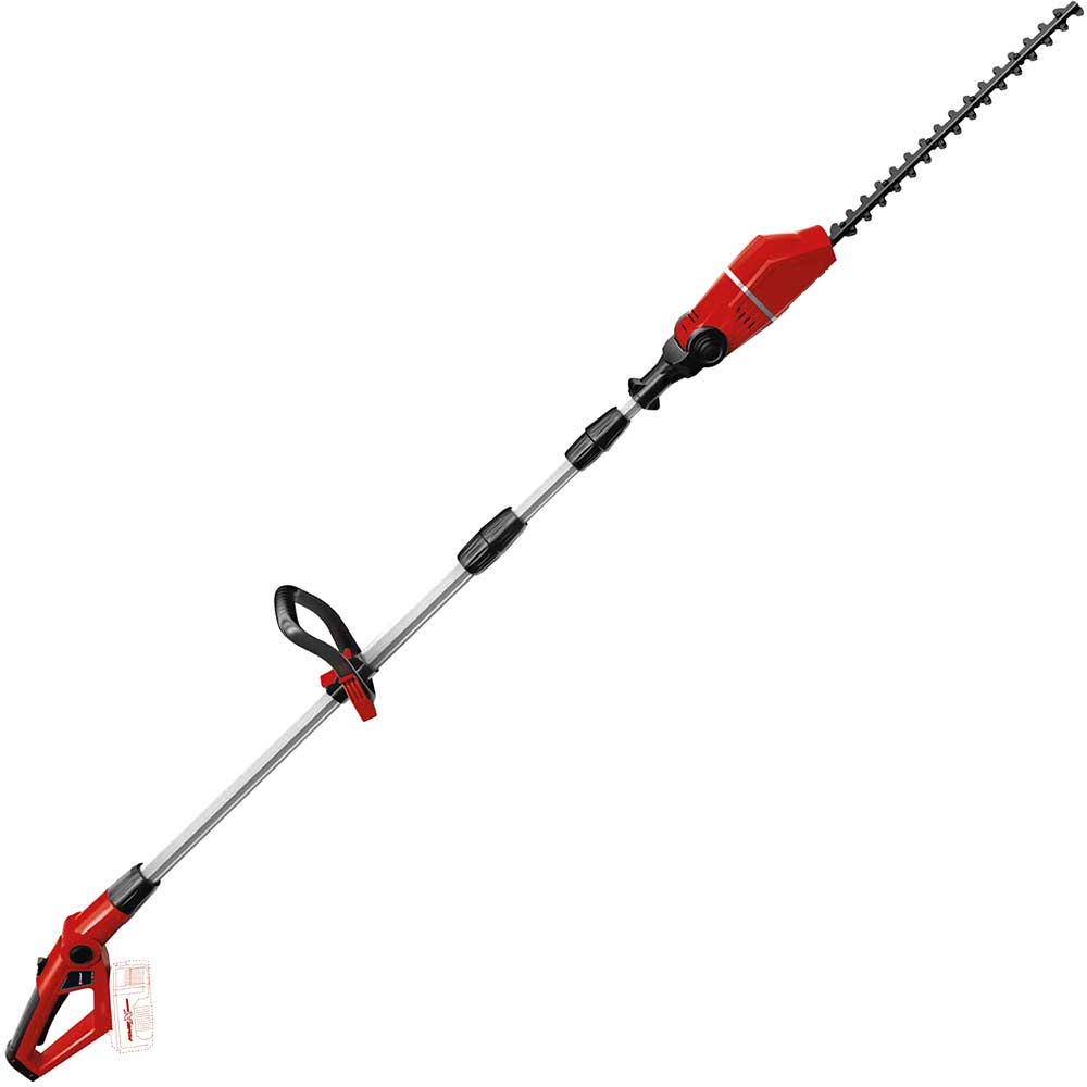 Image of Einhell GE-HH 18/45 Li T 18v Cordless High Reach Hedge Trimmer 450mm No Batteries No Charger