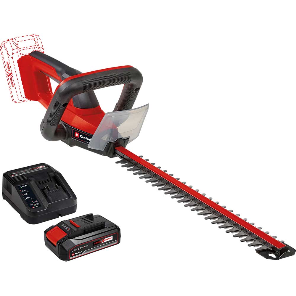 Image of Einhell Garden GC-CH 18/40 Li 18v Cordless Hedge Trimmer 400mm 1 x 2.5ah Li-ion Charger