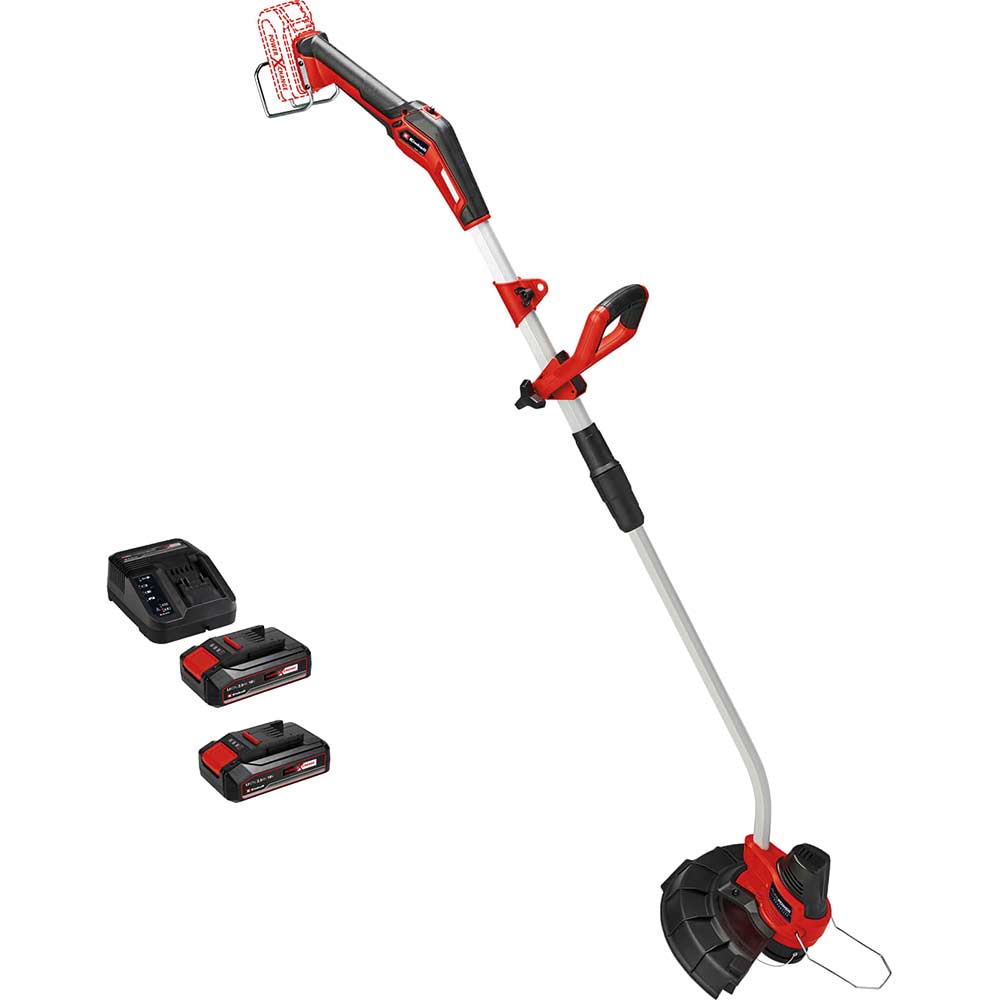 Einhell GE-CT 18/33 Li E 18v Cordless Grass Trimmer 330mm 2 x 2.5ah Li-ion Charger