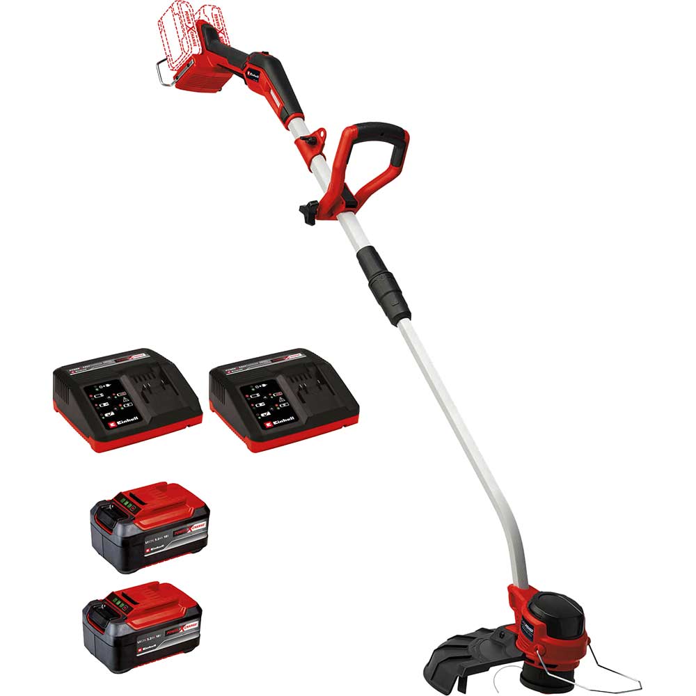 Einhell GP-CT 36/35 Li BL 36v Cordless Grass Trimmer 350mm 2 x 5.2ah Li-ion Charger