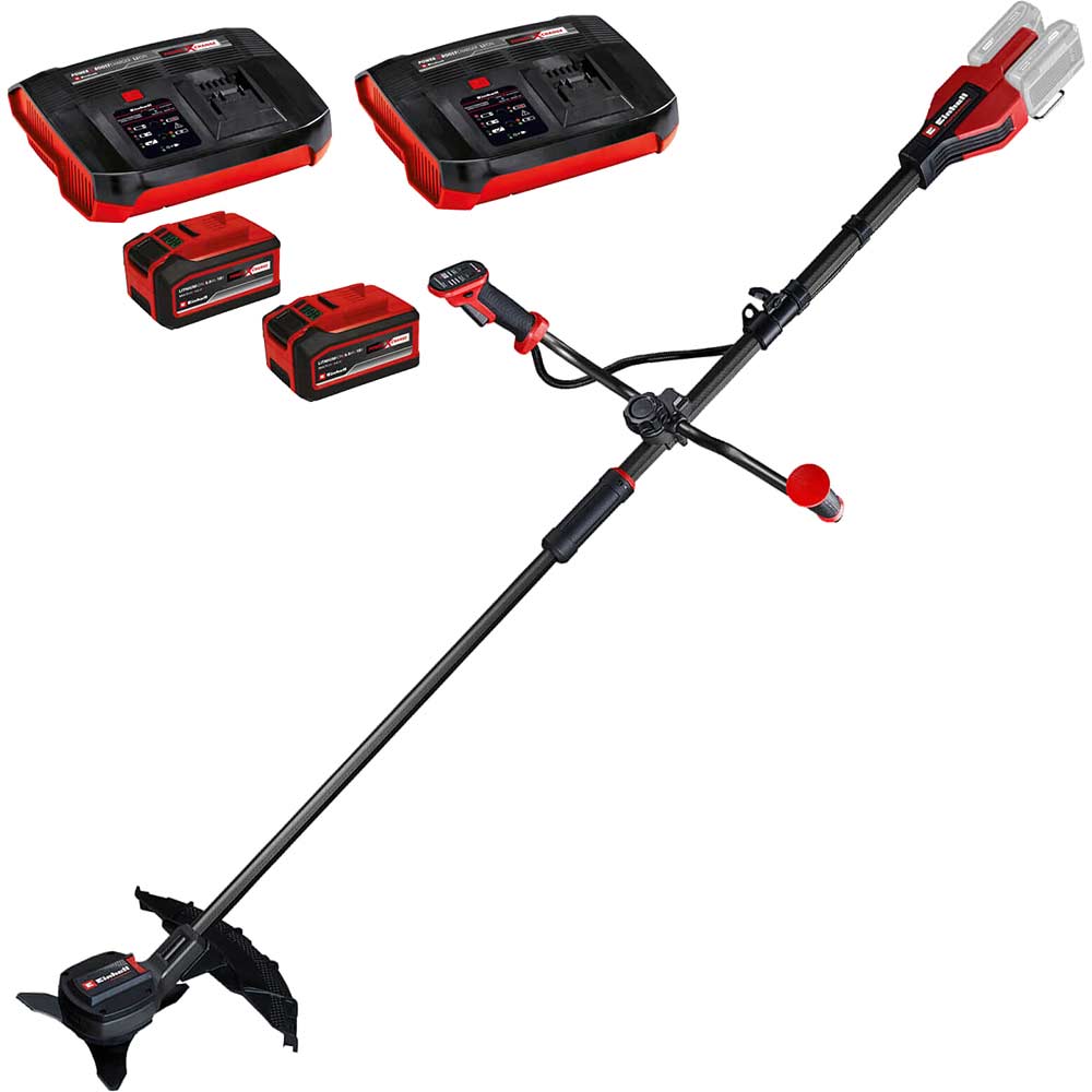 Einhell Professional GP-BC 36/430 Li BL 36v Cordless Brushless Brush Cutter 255/430mm 2 x 6ah Li-ion Twin or Dual Battery Charger