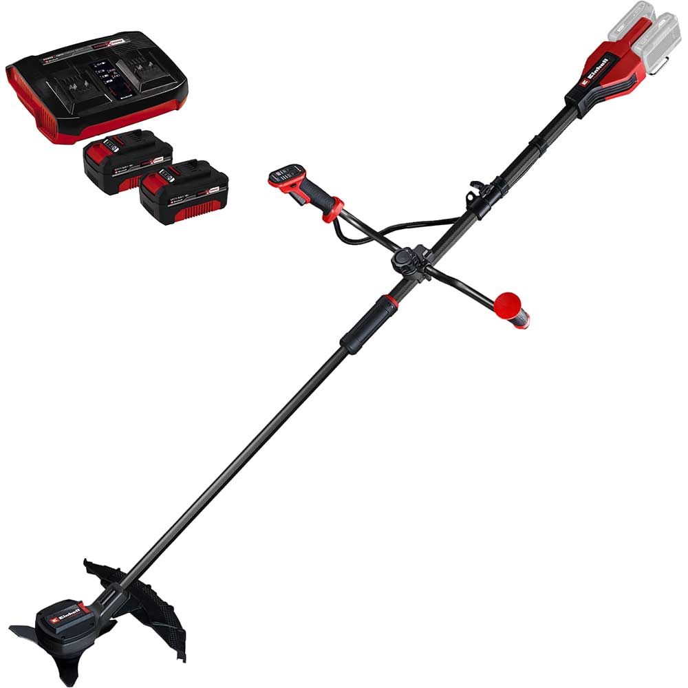 Einhell Professional GP-BC 36/430 Li BL 36v Cordless Brushless Brush Cutter 255/430mm 2 x 4ah Li-ion Twin or Dual Battery Charger