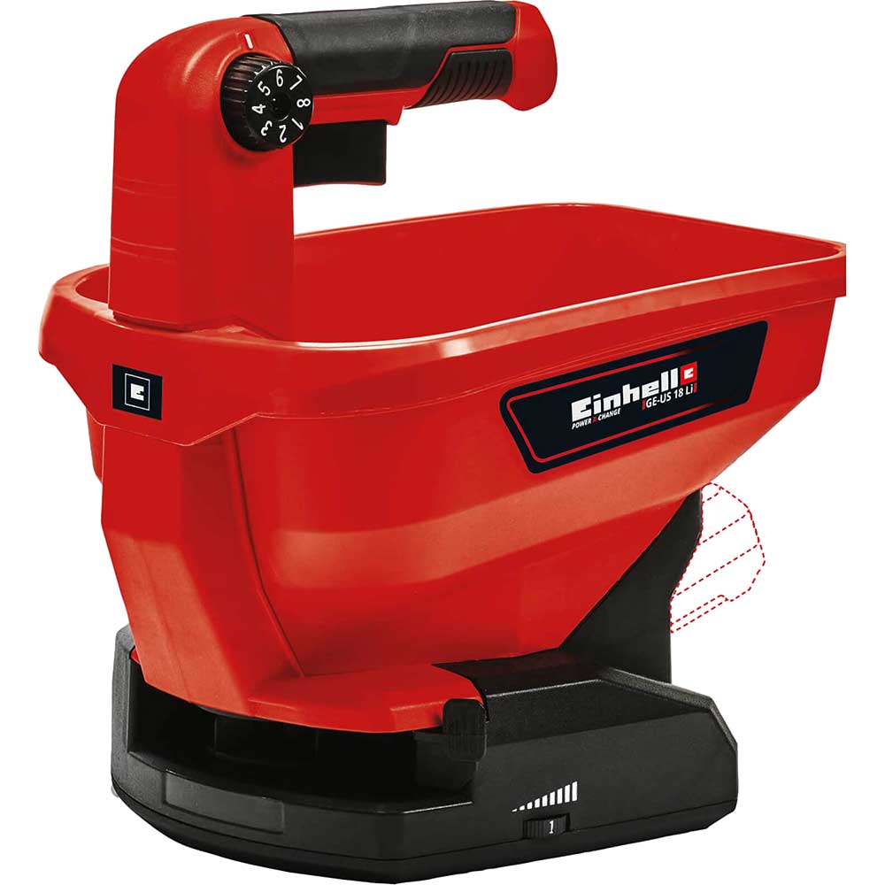 Einhell GE-US 18 Li 18v Cordless Grass, Salt and Seed Spreader No Batteries No Battery Charger