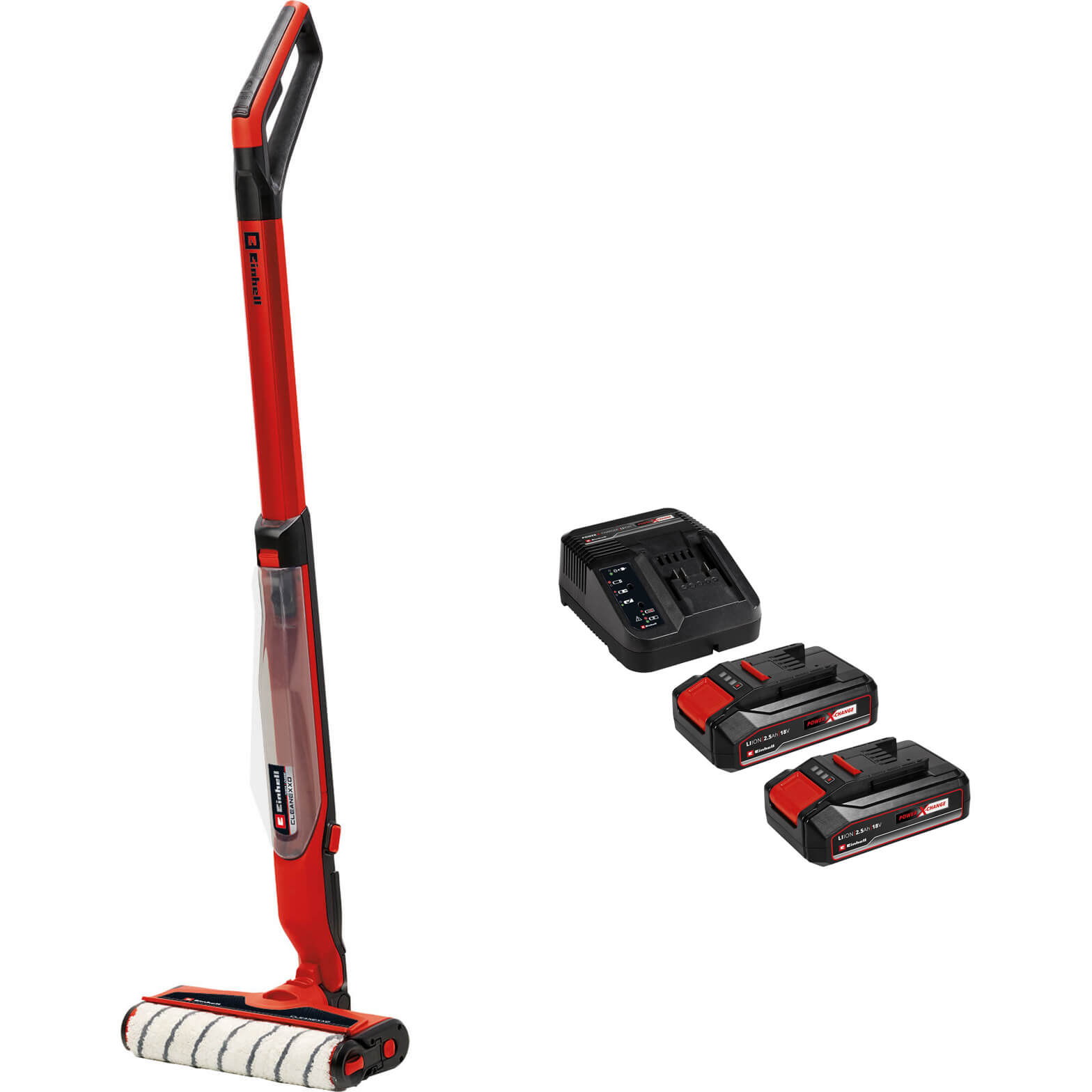 Photos - Other household chemicals Einhell CLEANEXXO 18v Cordless Hard Floor Cleaner 2 x 2.5ah Li-ion Charger 