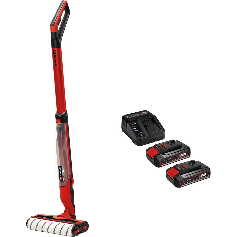 Photos - Other household chemicals Einhell CLEANEXXO 18v Cordless Hard Floor Cleaner 2 x 2.5ah Li-ion Charger 