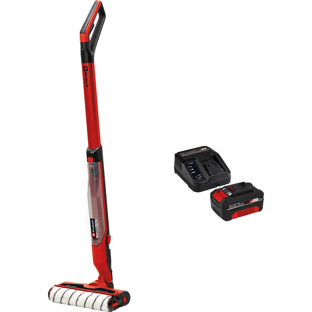 Einhell CLEANEXXO 18v Cordless Hard Floor Cleaner 1 x 4ah Li-ion Charger