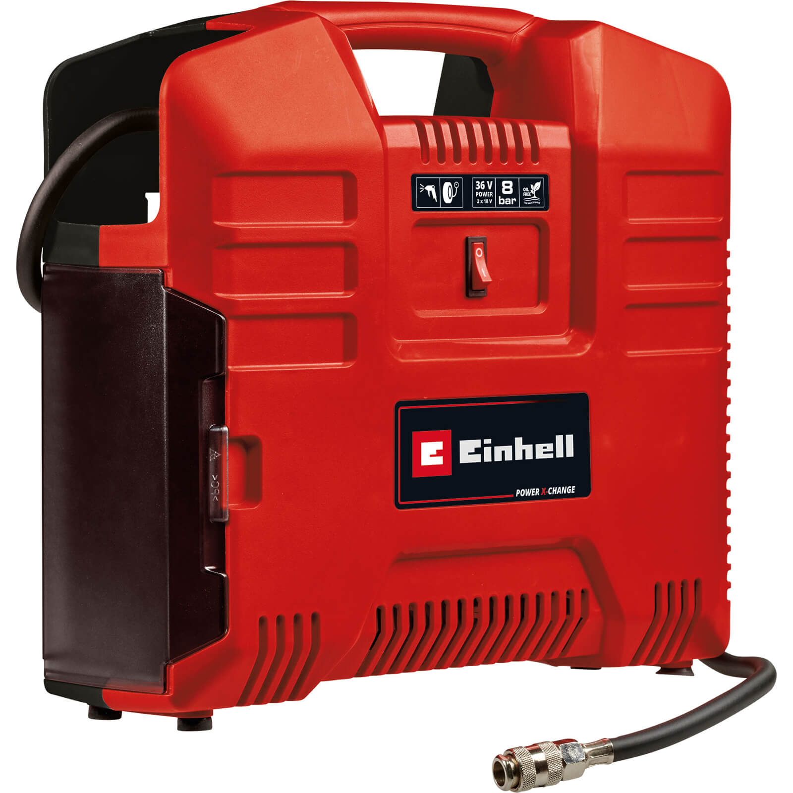 Image of Einhell TE-AC 36/8 LI OF Set 36v Cordless Oil Free Air Compressor No Batteries No Charger No Case