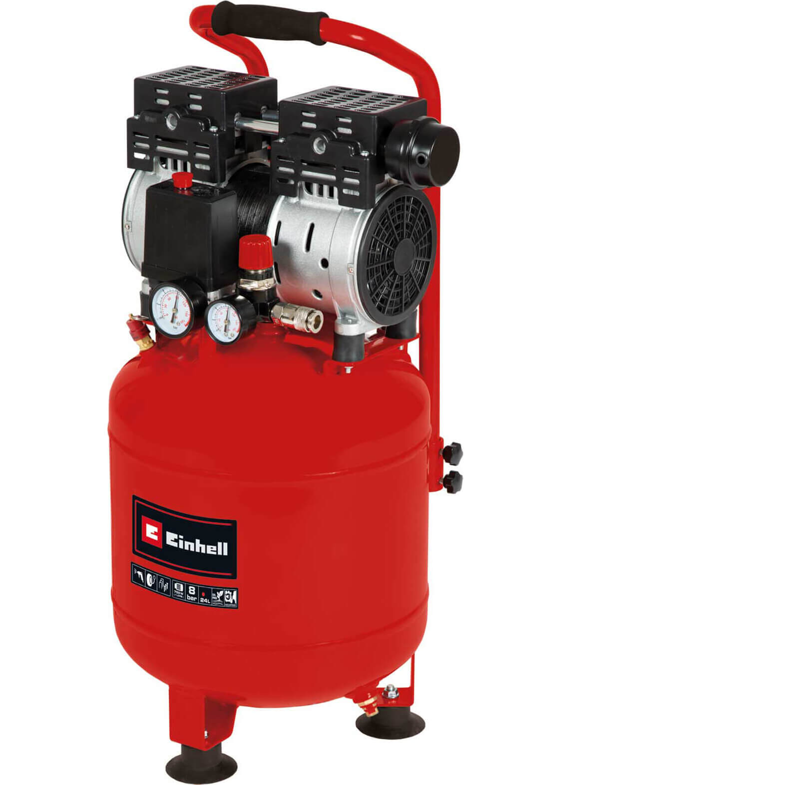 Image of Einhell TE-AC 24 Silent Oil Free Air Compressor 24 Litre