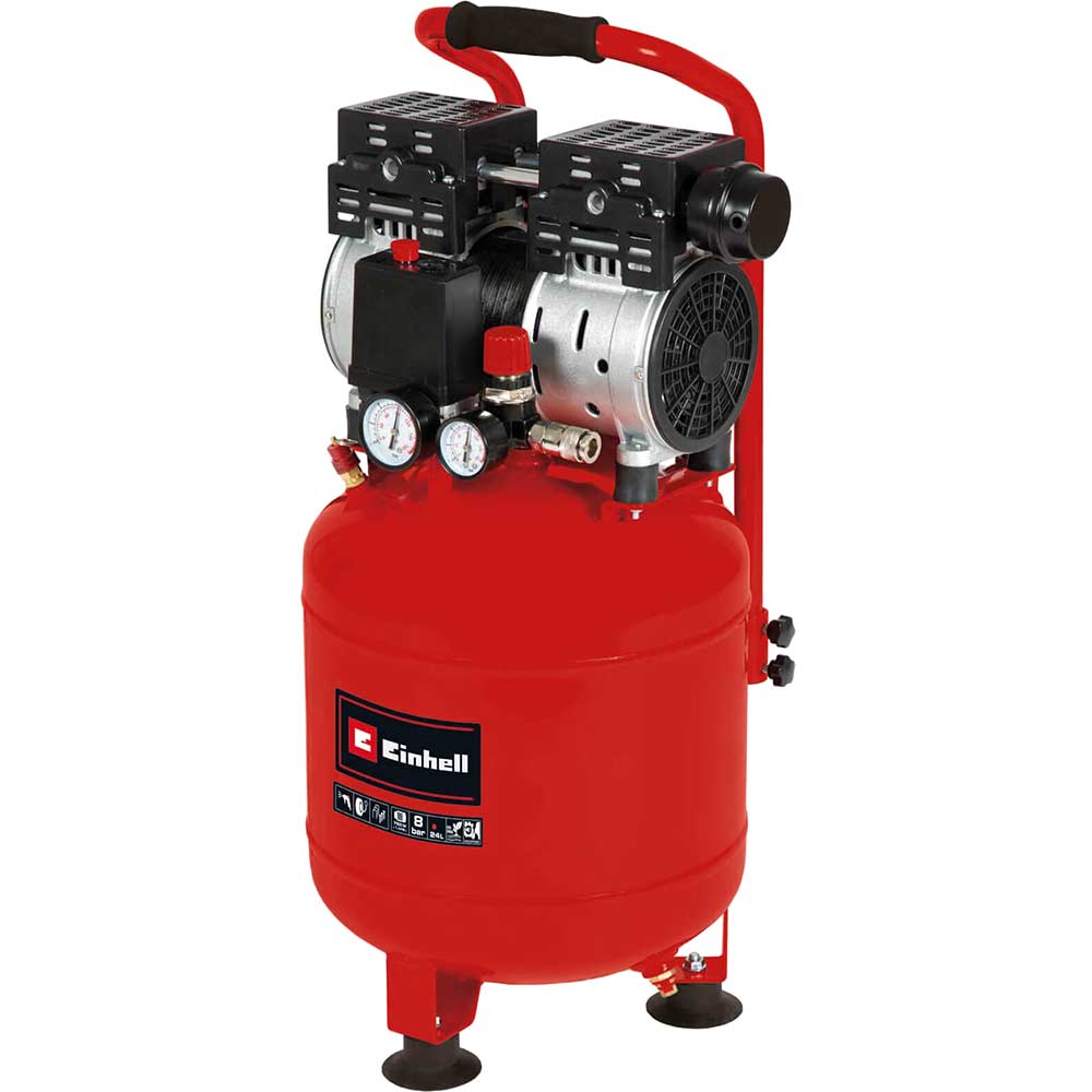 Image of Einhell TE-AC 24 Silent Oil Free Air Compressor 24 Litre