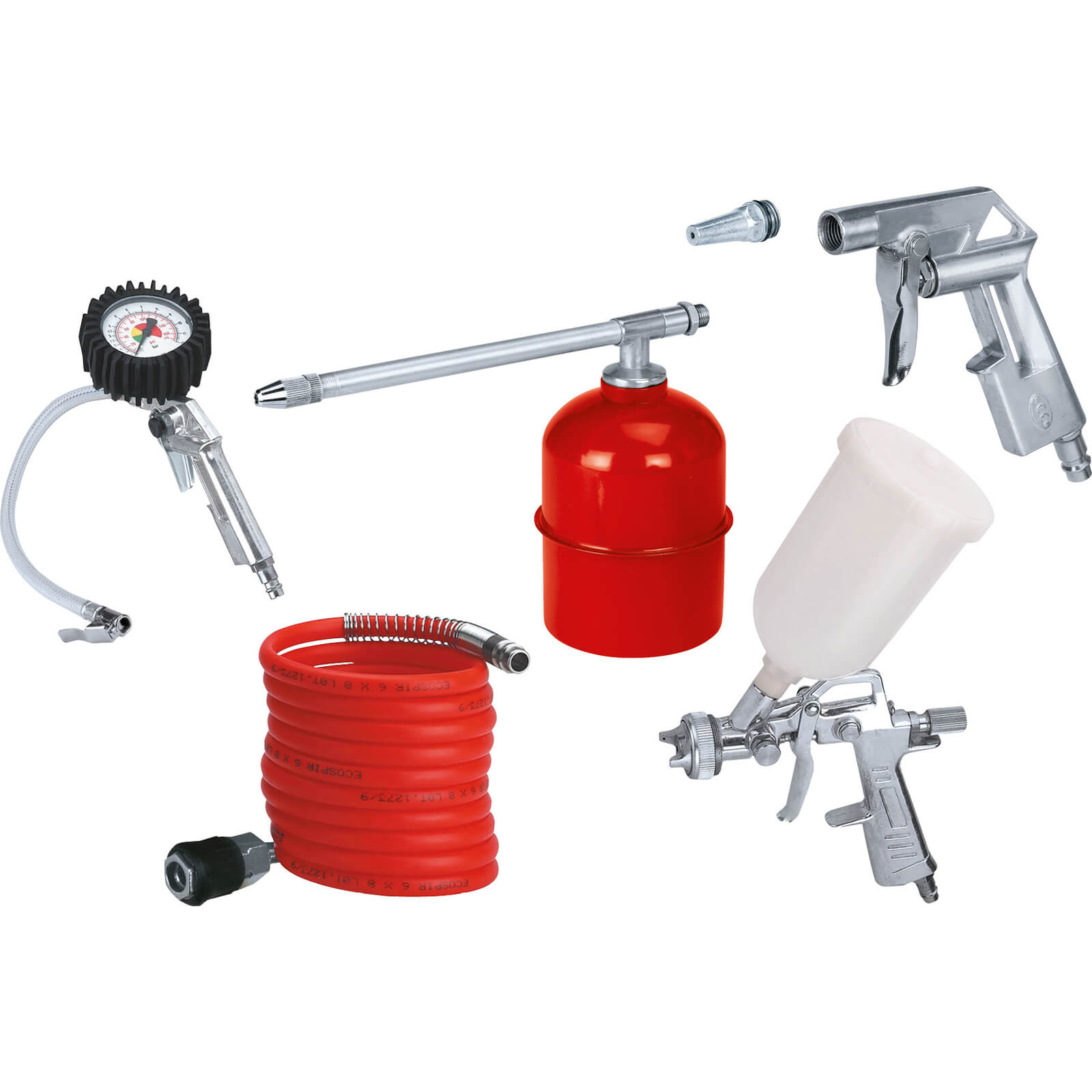 Image of Einhell 5 Piece Air Tool Accessory Kit