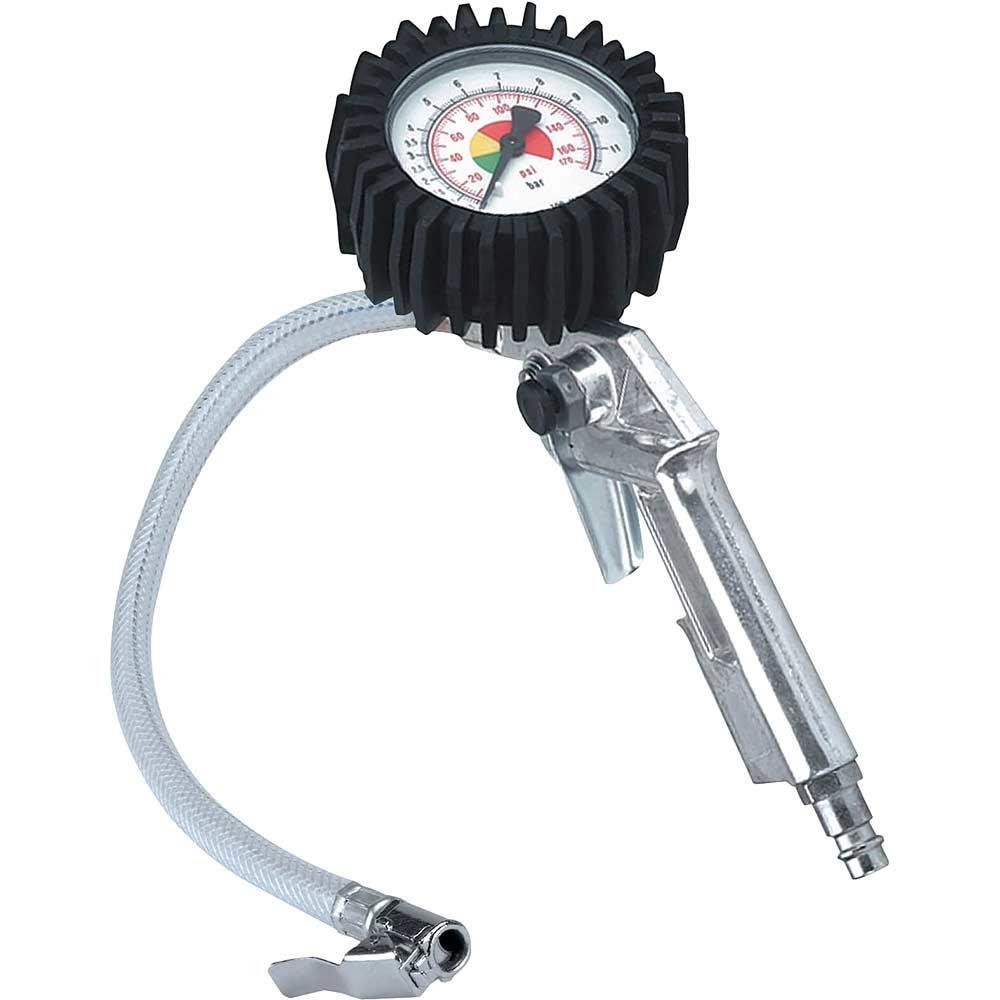 Image of Einhell Air Tyre Inflator with Pressure Gauge