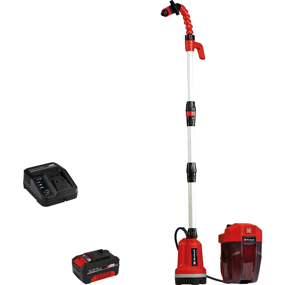 Einhell GE-PP 18 RB Li 18v Cordless Rain Barrel Pump 3000 l/h 1 x 4ah Li-ion Battery Charger
